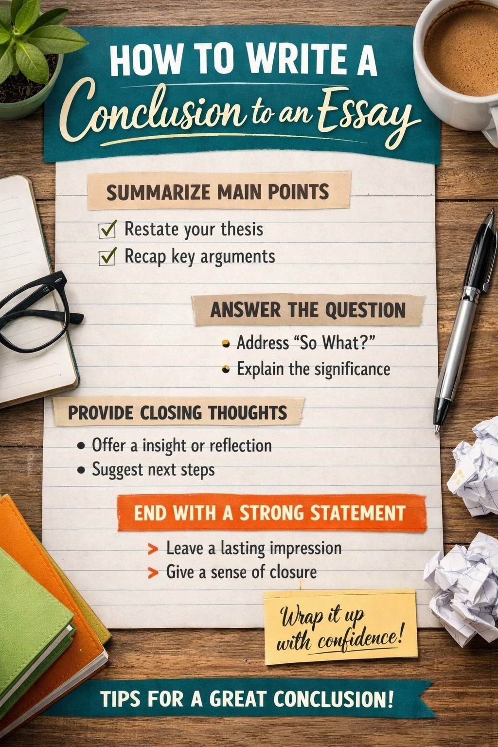 how to write a conclusion to an essay From $10 | No AI, Only Human Writers