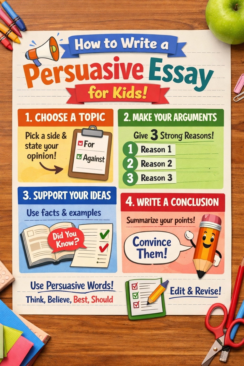 how to write a persuasive essay for kids Cheap &amp; Fast with 100% Original Papers